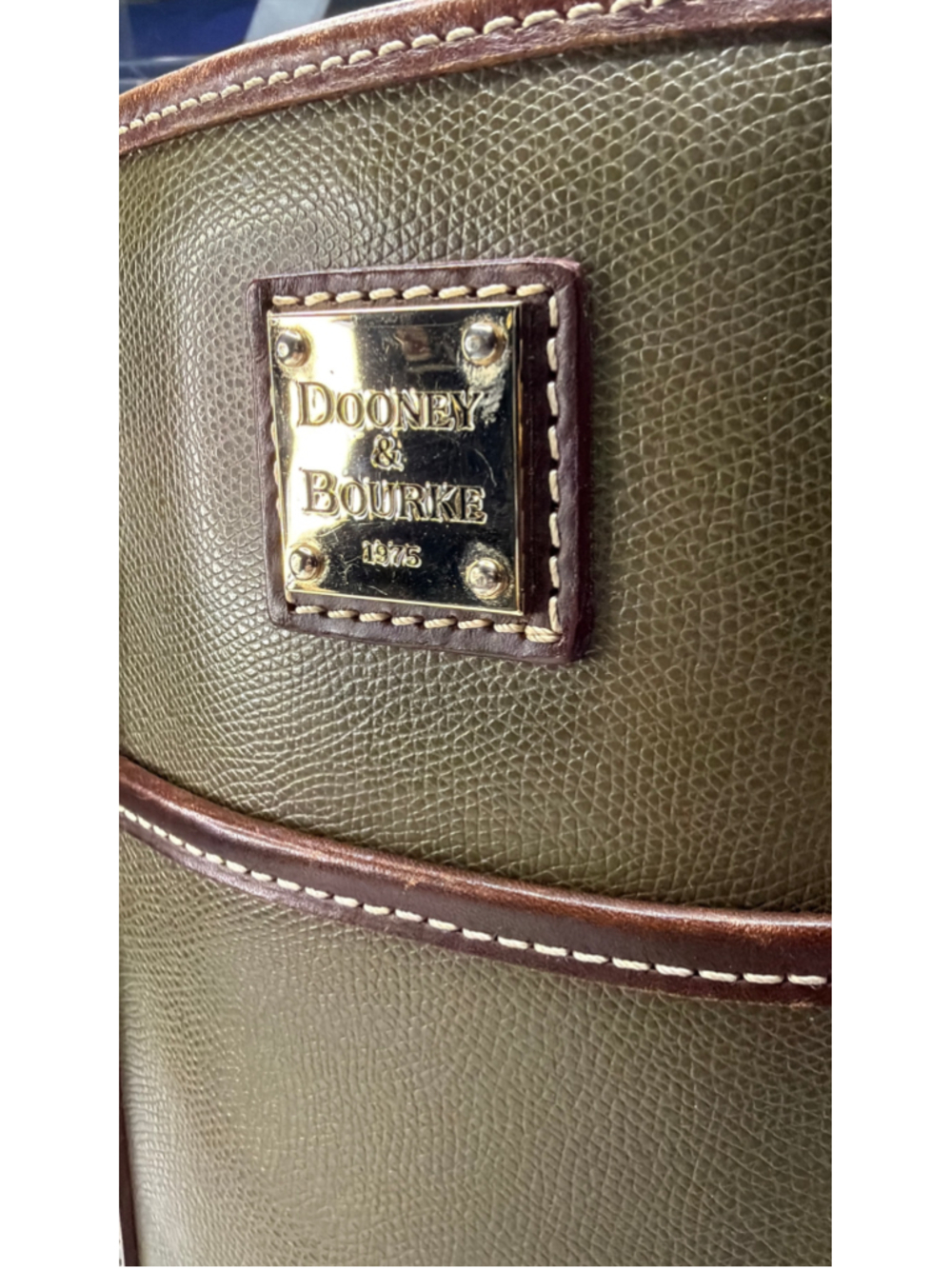Women's Dooney & Bourke Handbag One Size Olive and Brown - Picture 3 of 13